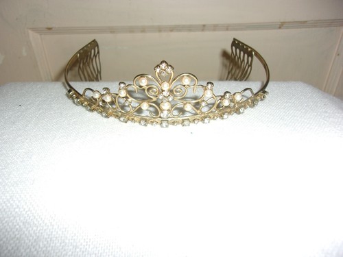 Vintage 1950 tiara crown - vintage,