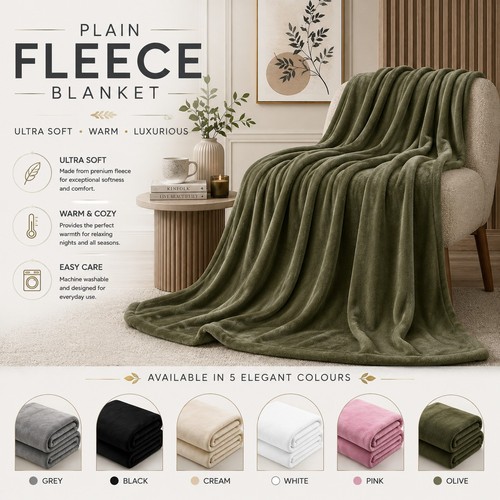 Large fleece blanket sofa - fleece,