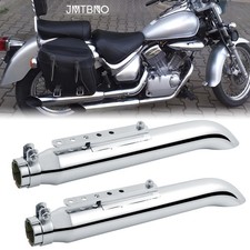 2pcs Exhaust Muffler Silencer