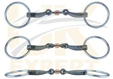 UK Expert Loose Ring Copper Roller Anatomic Snaffle Bits Like Fager 4.50"-6.00"