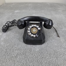 Vtg Black Monophone Rotary