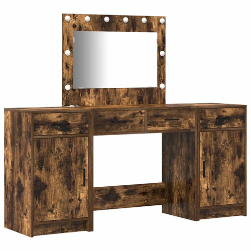 Dressing table with mirror - table,