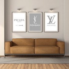 Set of 3 Fashion Art Prints