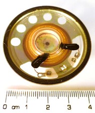 OSC 16 Ohm Slim Mylar Speaker Ø45 x H10mm 0.5W Moisture Resistant MBE0020B