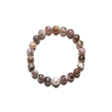 Botswana Agate beaded bracelet