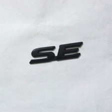 1x Matte Black SE Metal Emblem