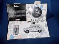 THE BEATLES CORGI NEWSPAPER TAXI WITH  RITA METER MAID FIGURE- LIMITED EDITION !