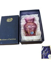 Bohemia Crystal Pink Etched