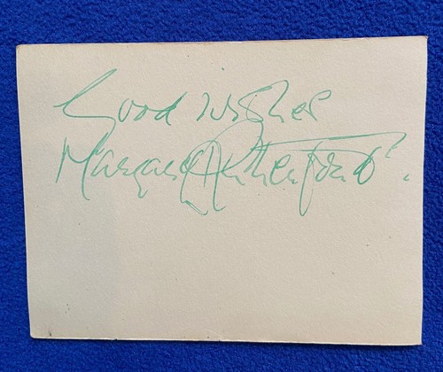 Margaret rutherford signed - margaret,