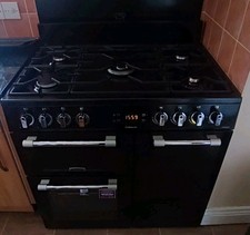Leisure CK90G232K 90cm Gas Range Cooker with Two Ovens Gas And Electric