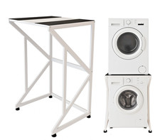Washing Machine Dryer Stacking Kit Washer Dryer Stand Shelf Pedestal Holder