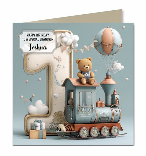 1st birthday card - birthday,