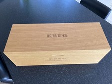 EMPTY KRUG JEROBOAM CHAMPAGNE A REIMS - FRANCE (3 LTR) WOODEN BOX ONLY