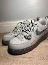 Nike Air Force 1 Low LV8 Wolf Grey Kumquat Mens UK 6 Trainers Shoes Low Top