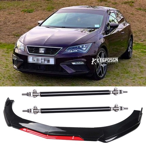 Front bumper lip spoiler - front,