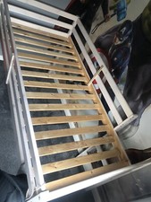 Kaycie Mid Sleeper Single Bed Frame - White