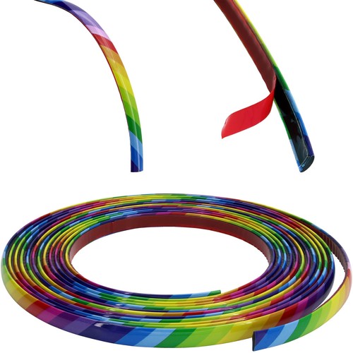 Trim 8mm rainbow - x,