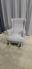  Habitat Callie Fabric Rocking Chair Light Grey
