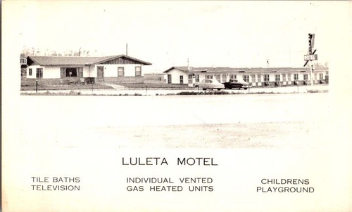 Dalhart postcard luleta - dalhart, tx