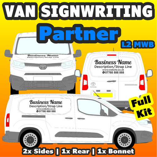 Peugeot partner van - van, sign
