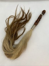 African Wood Handled & Horse Tail Fly Swatter / Whisk Masi Mara Made In Kenya