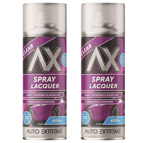 Clear lacquer spray - 2x,