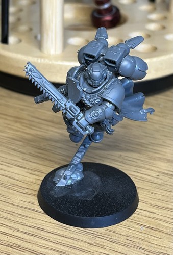 Space marine captain with jump - space,