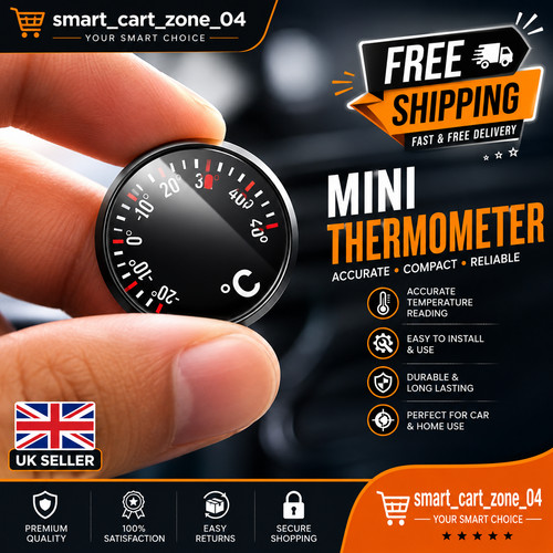 Mini car thermometer dashboard - mini,