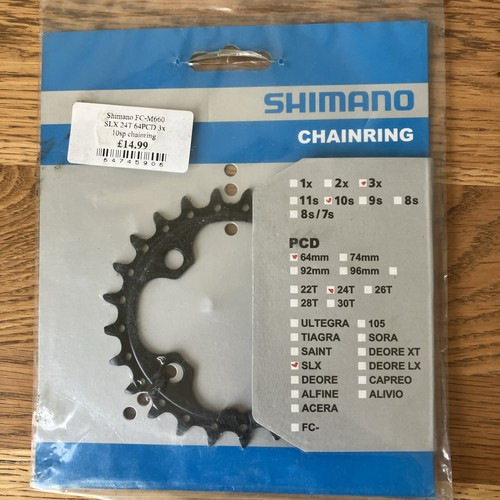 Shimano speed chainring slx - 10-speed,
