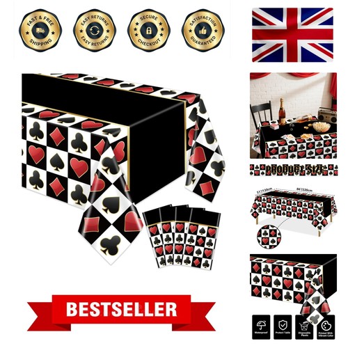 Pcs casino tablecloths - pcs,
