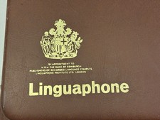 Linguaphone French Course  Books Cassettes England Vintage