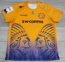 Exeter Chiefs Cup Rugby Shirt 2020/2021 - Samurai 2XL Jersey Orange XXL Top