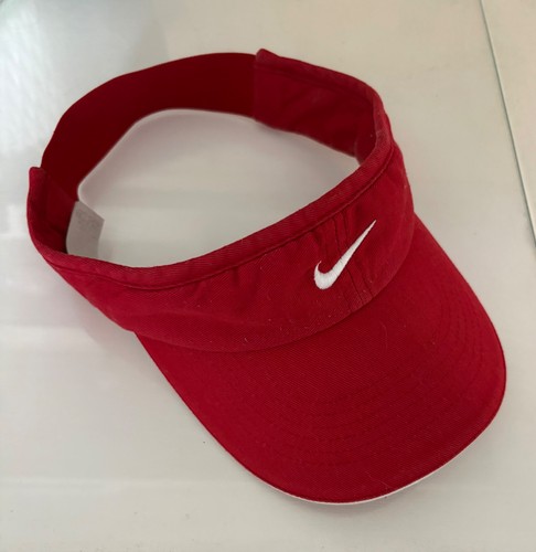 Vintage y2k nike - red, visor