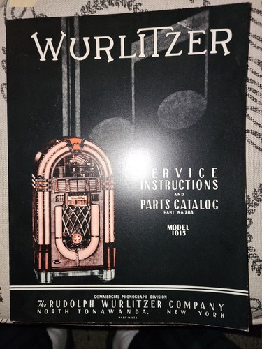 Wurlitzer 1015 manual - wurlitzer,
