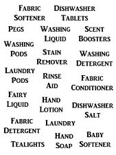 Laundry Decals - Vinyl Sticker