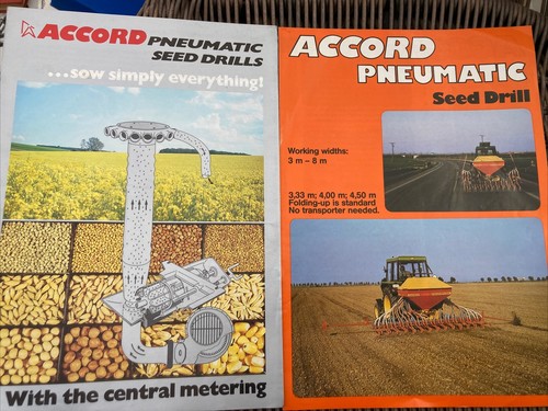 Accord pneumatic seed - seed, drill