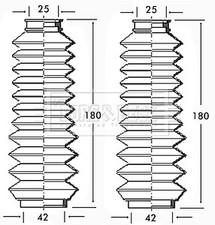 BORG & BECK Front Steering