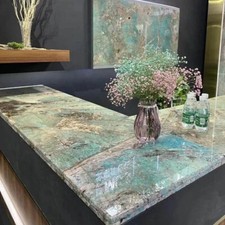 Amazonite granite countertop - amazonite,