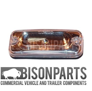 Clear roof marker lamp light - clear,