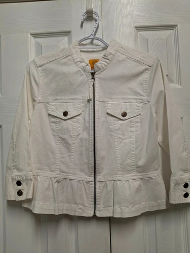 Ruby white denim peplum - ruby,