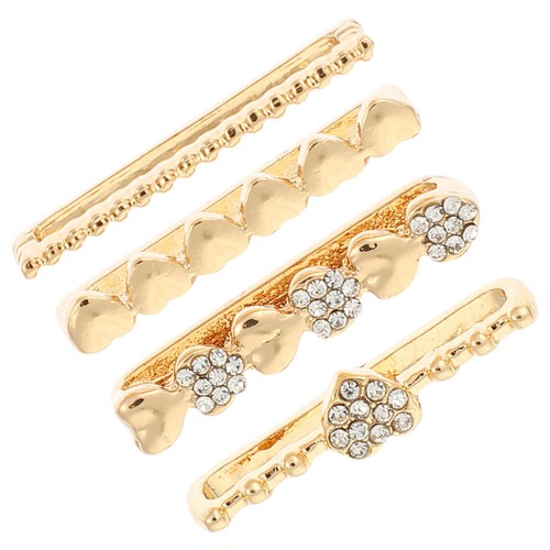 4pcs watchband ring watch - 4pcs,