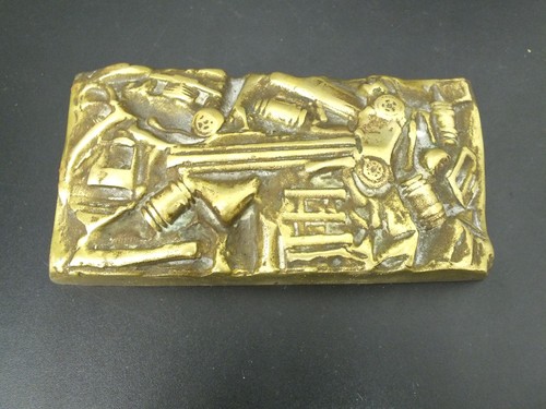 Vintage brass abtract - vintage,