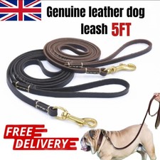 Genuine Leather Dog Lead
