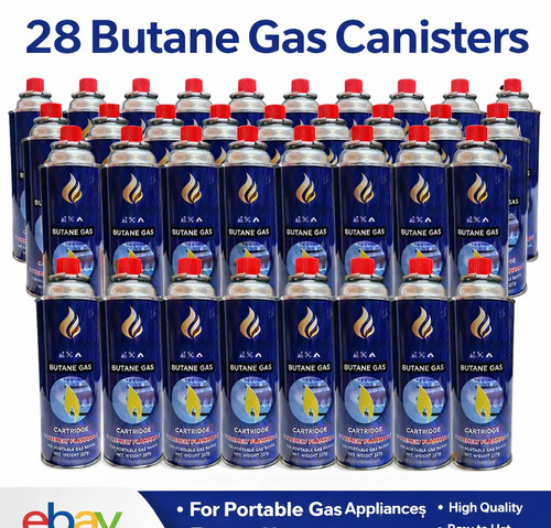 Butane gas bottles - x,