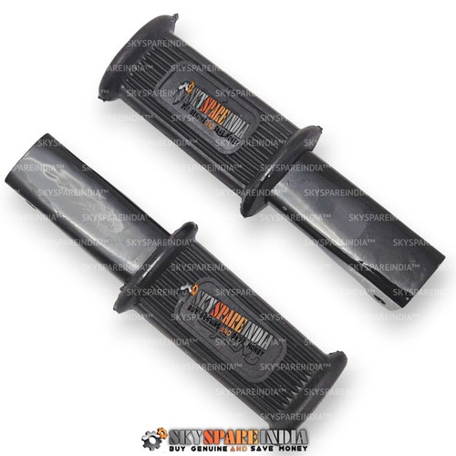 Rear footrest set with - set,