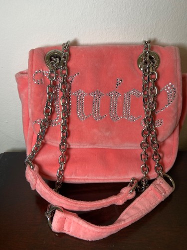 Velvet juicy couture pink bag