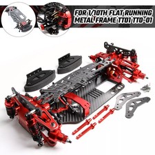 RC Aluminum Carbon Frame Chassis Upgrade Component for 1/10 Tamiya TT-01 TT01