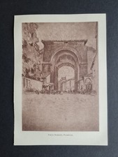 Antique 1909 print - Porta