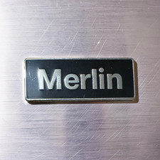 'Merlin' Name Plate , lapel