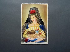 SILK EMBROIDERED SPANISH LADY